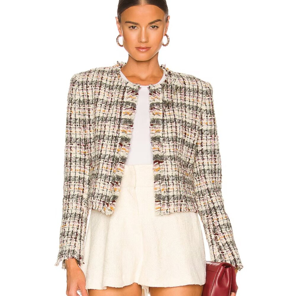 IRO | Msita Jacket | Cotton Blend Tweed | Size large